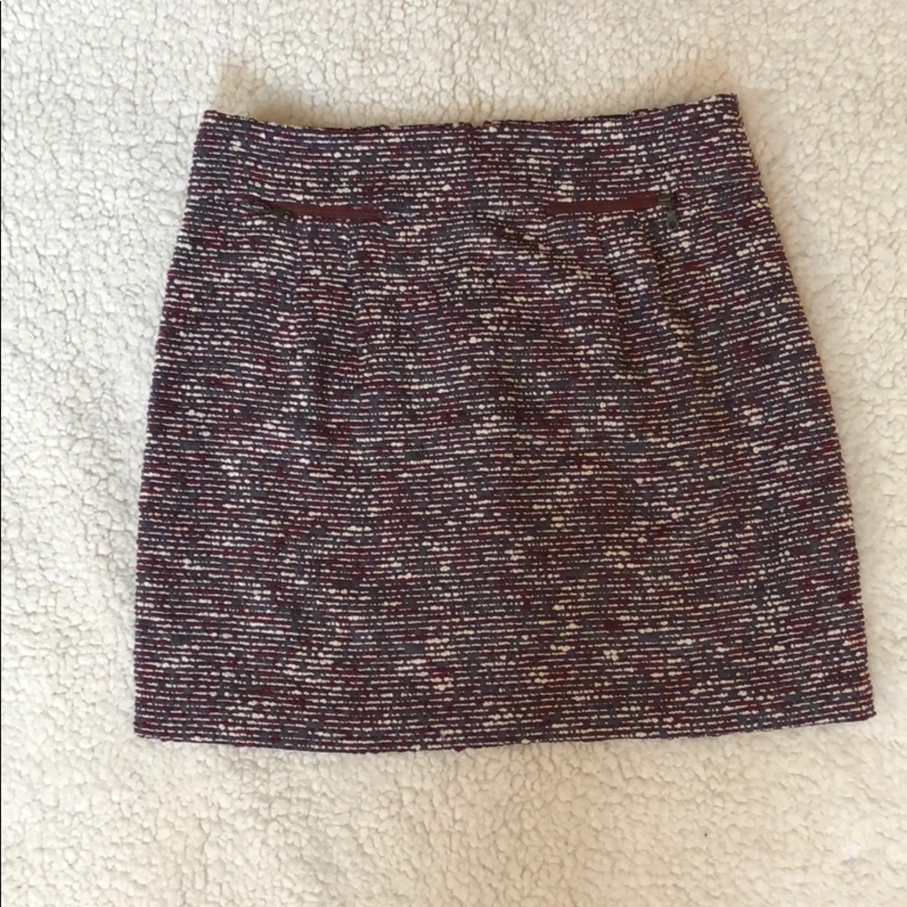 Loft Tweed Shift Skirt Size 10